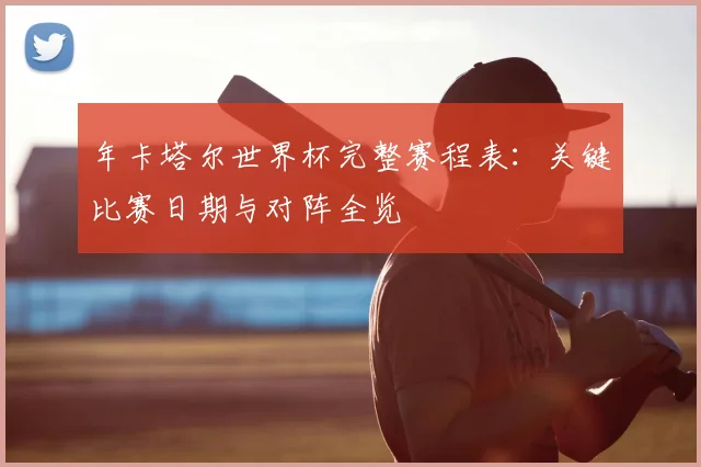 年卡塔尔世界杯完整赛程表：关键比赛日期与对阵全览
